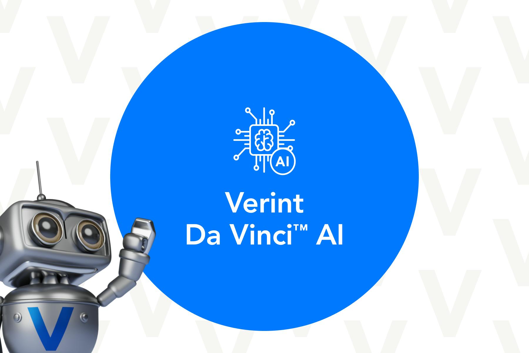 verint da vinci ai graphic