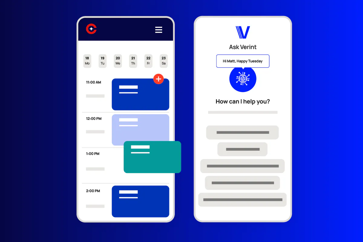 Verint and Calabrio mobile application