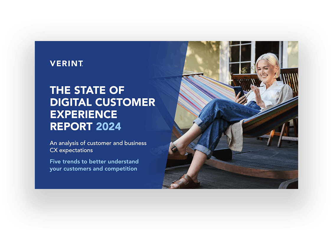 the state of digital customer experience report 2024 cover