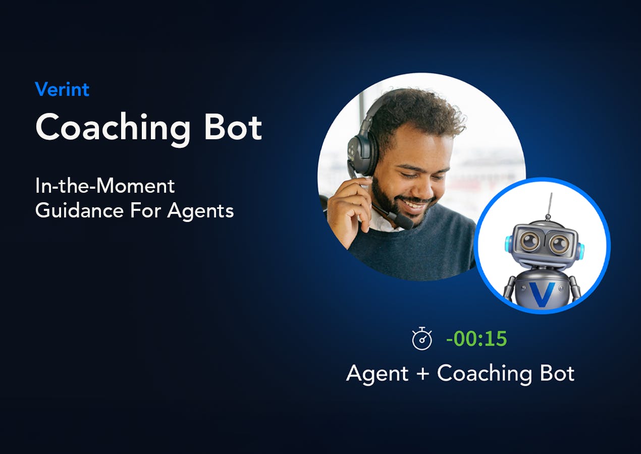 Verint Coaching Bot product video thumbnail