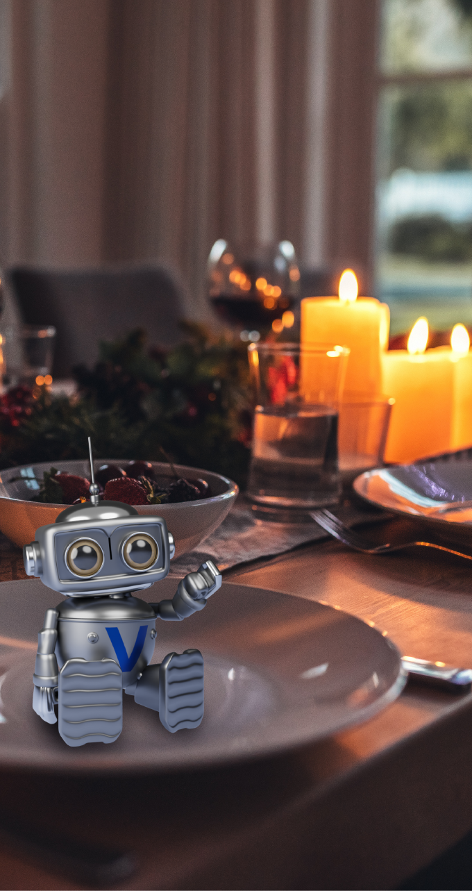 Christmas bot on table image