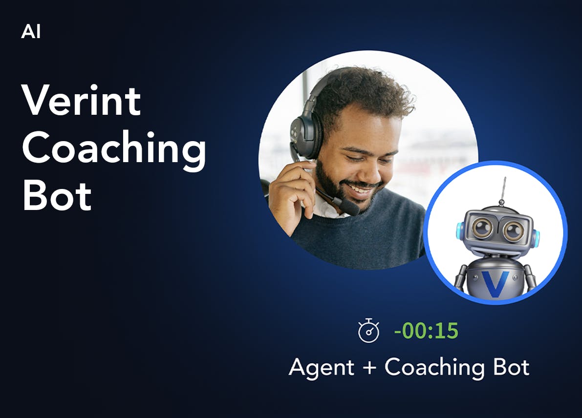 verint coaching bot and agent