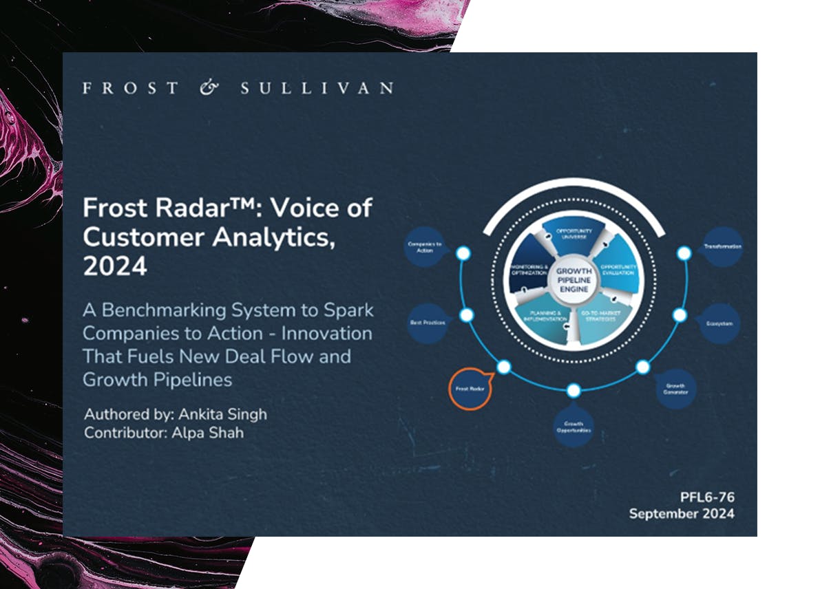 Frost and Sullivan 2024 VOC Analytics report cover