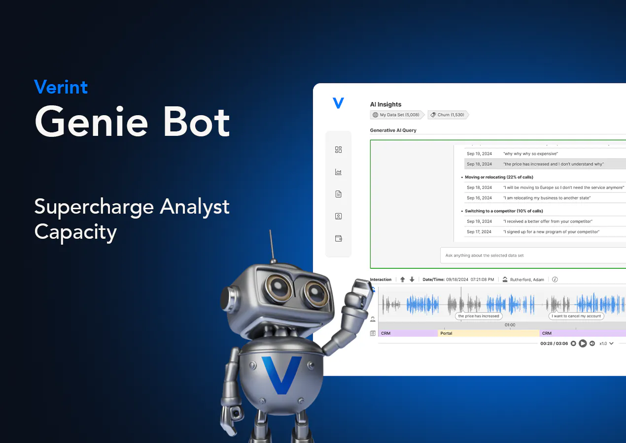 Verint Genie Bot product video thumbnail