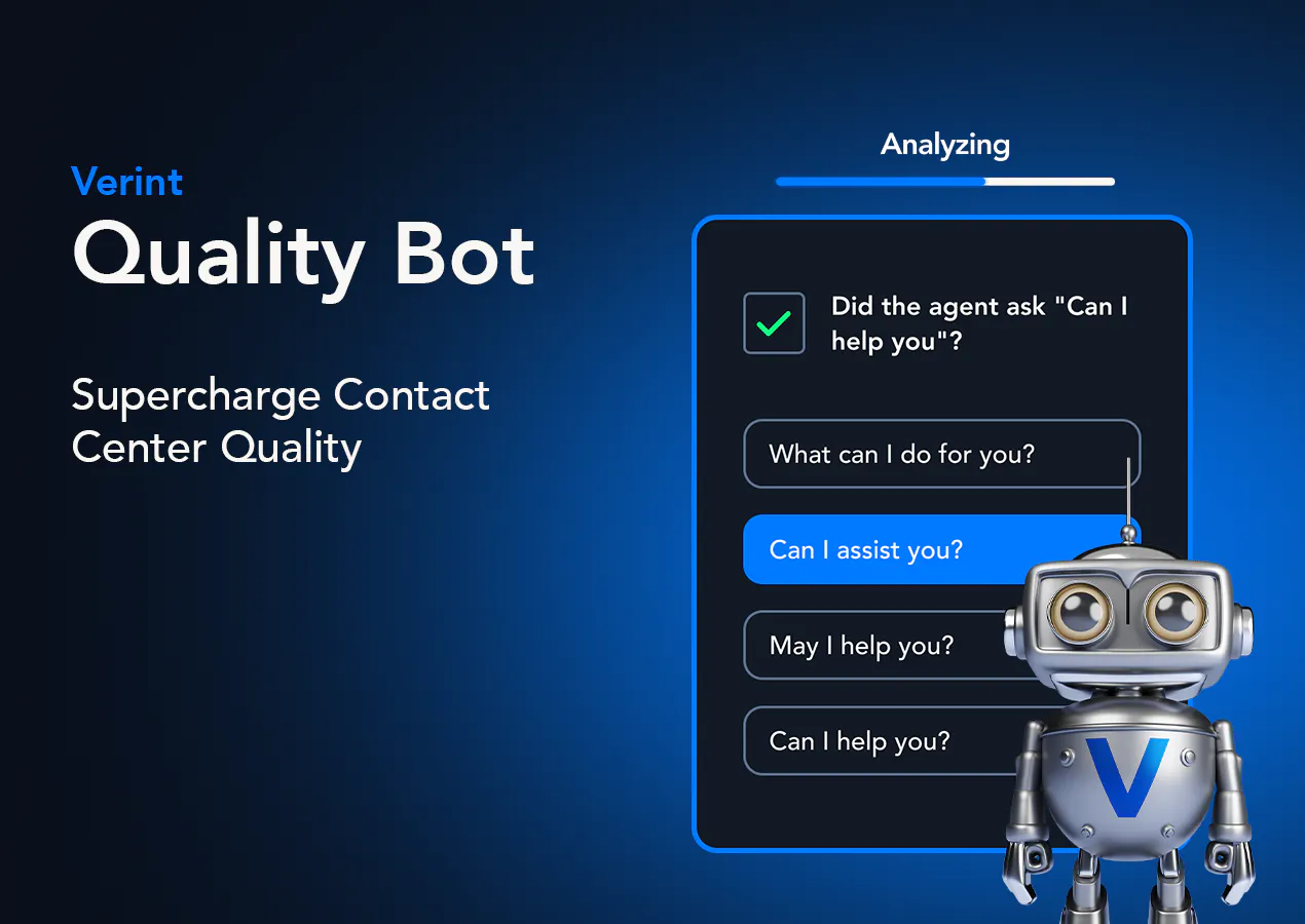 Miniature de la vidéo du produit Verint Quality Bots
