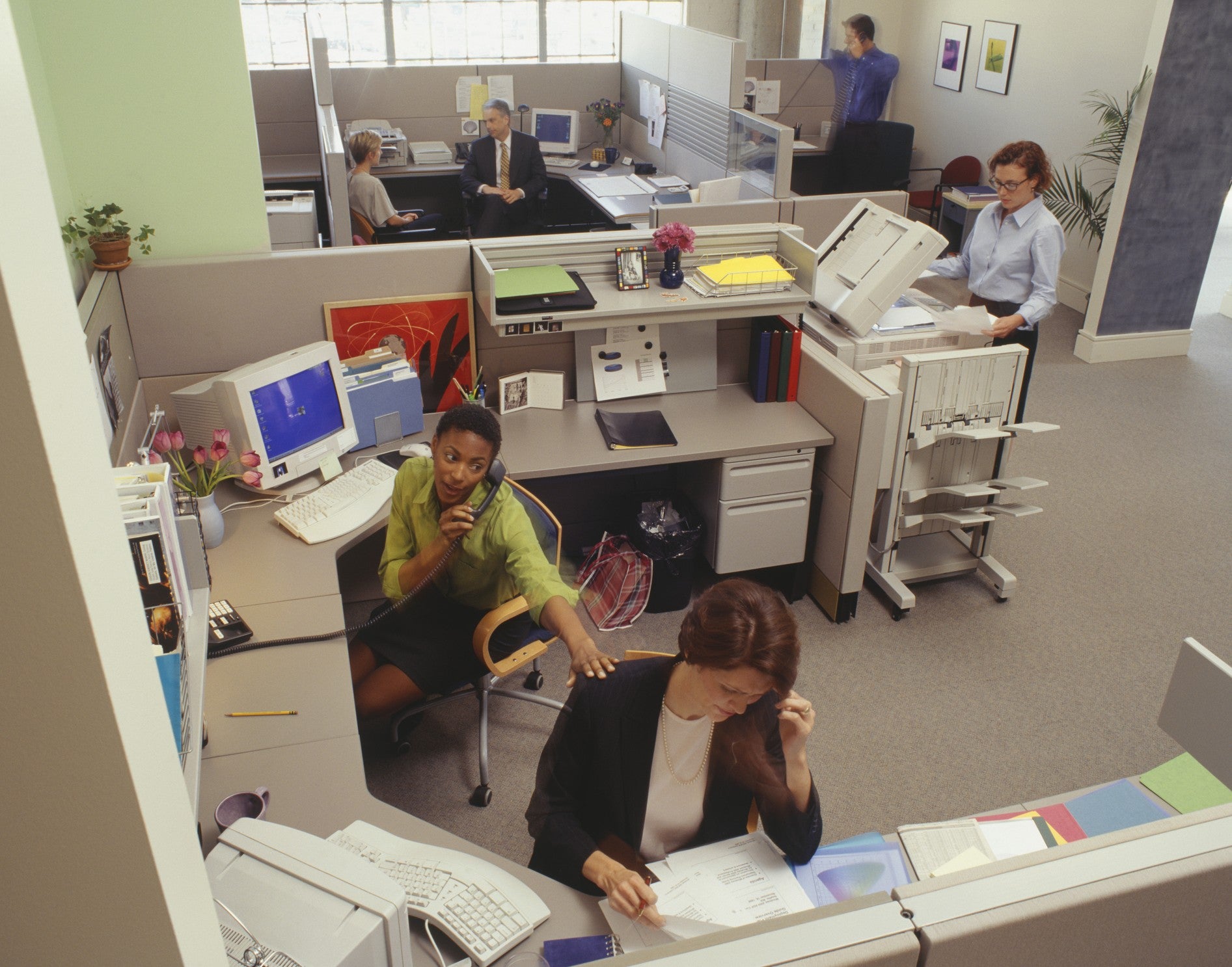 Old-school office environment for back office blog