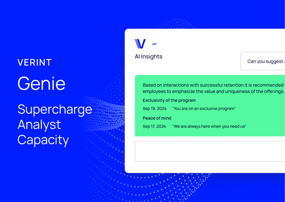 Verint Genie product video thumbnail