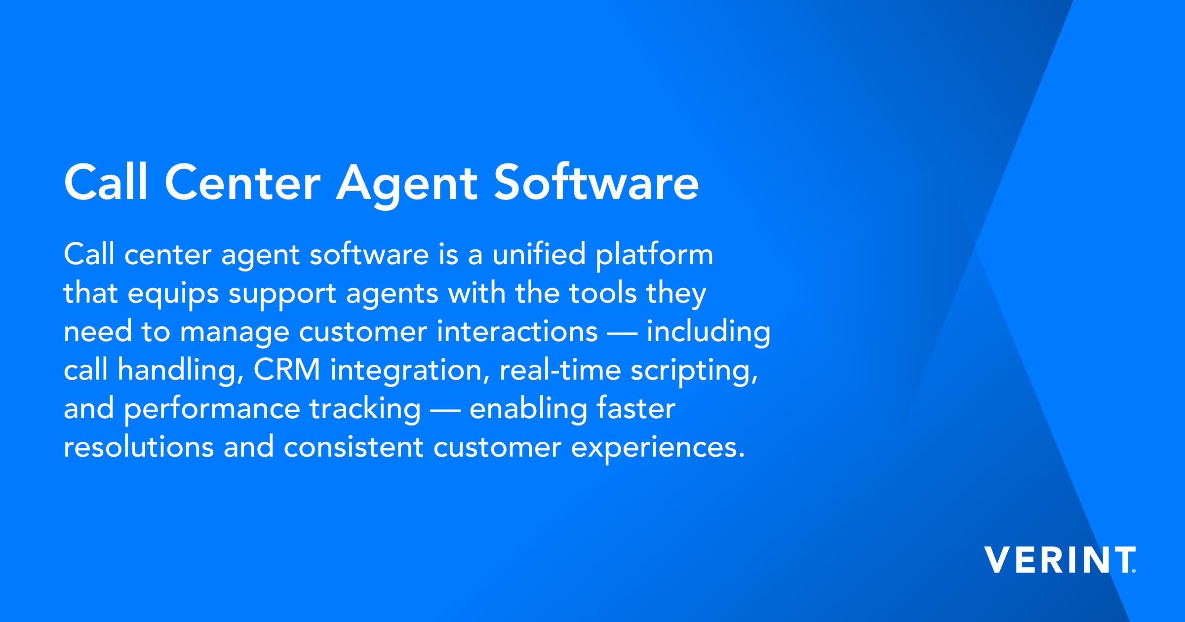 What Is Call Center Agent Software? | Verint