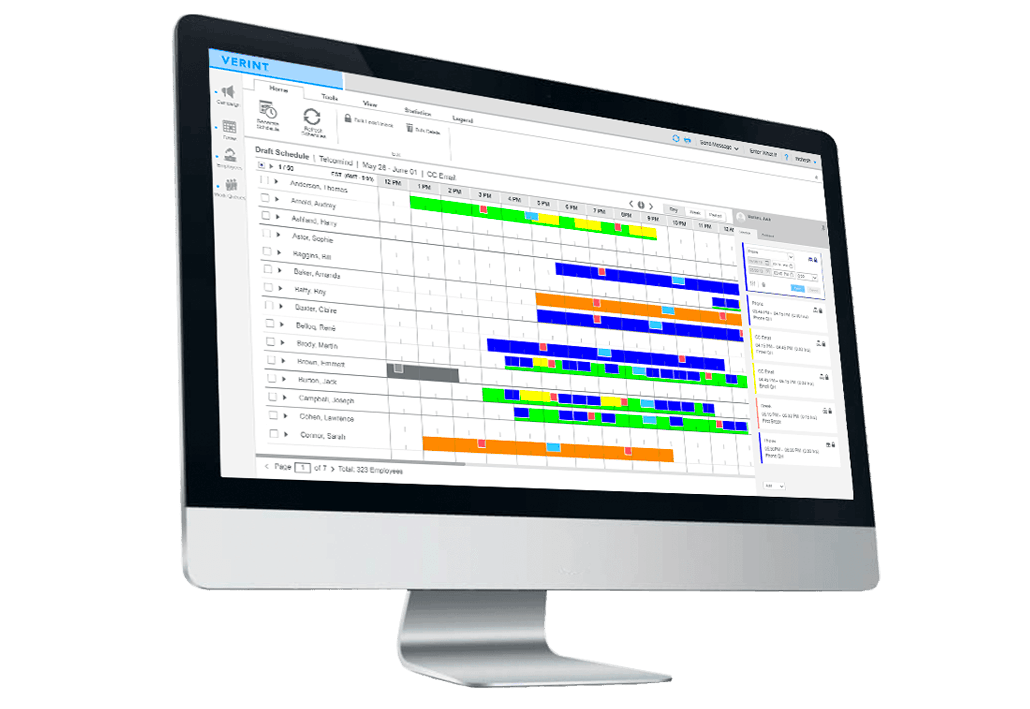 Verint Workforce Management product screenshot